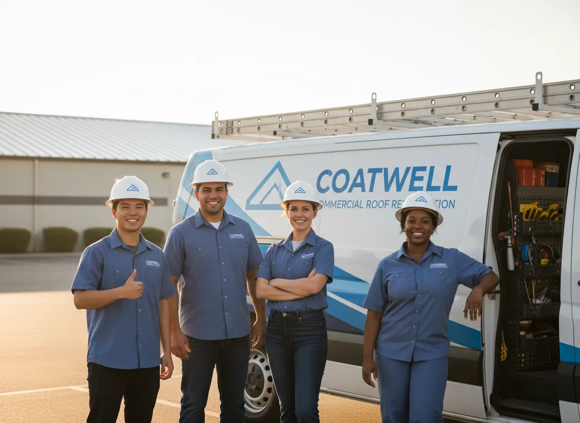 Commercial roof coating company in Reyno, AR
